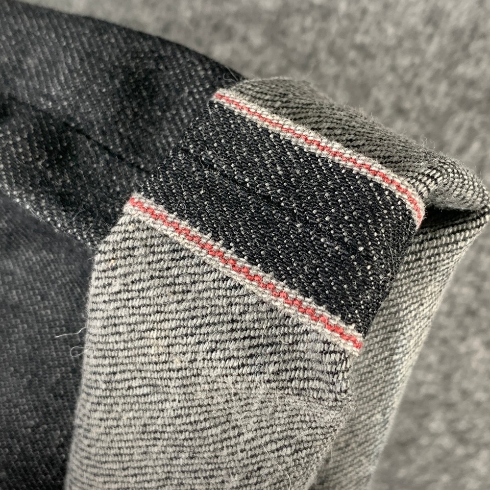 Naked & Famous Selvedge Jeans Men 33x33 Super Skinny Guy Stretch Black - Picture 2 of 12